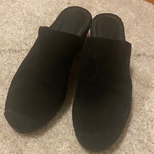 Banana Republic Black Slip-On Shoes